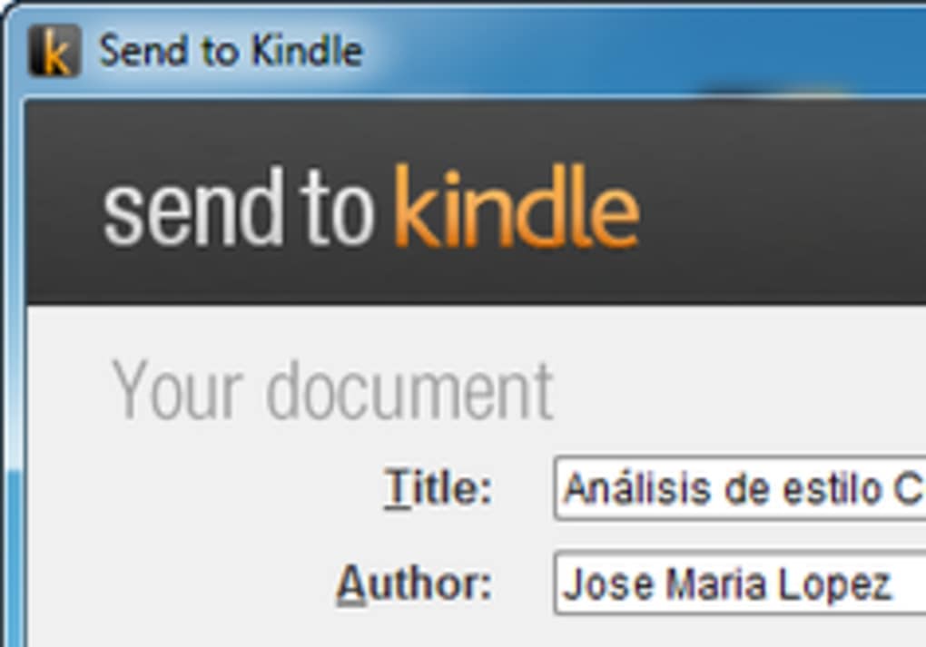 Send to kindle mac download apps